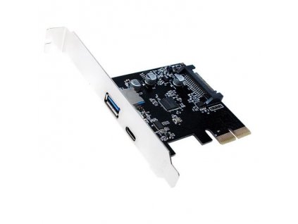 USB3.1-PCI-Express Schnittstellenkarte Typ-A+C 2-ports 10Gbit/s USB3.1 C/A-Card