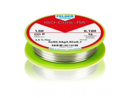 Felder ISO-Core® Lötdraht Ø1,5mm 100g bleifrei﻿ HS10/1,5/100PBF