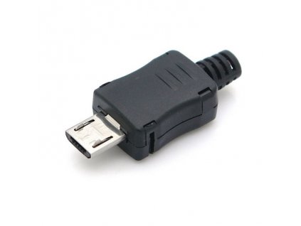 USB-B-Microstecker USB2.0 B-Stecker gerade Lötmontage