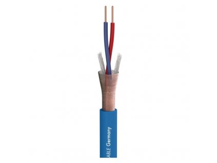 STAGE22HighFlex/bl Mikrofonkabel 2x0,22mm² OFC blau Meterware