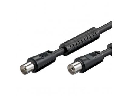 AKM150B Antennenkabel mit Ferrite 80dB geschirmt schwarz 1,5m
