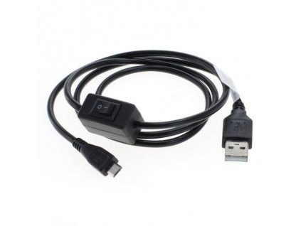 USB DC-Kabel mit Schalter 1m schwarz USB2.0DC-AB-MS/100