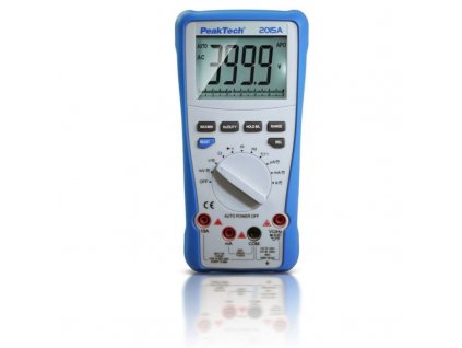 PeakTech® 2015A Digitalmultimeter 4.000 Counts 1000V 10A