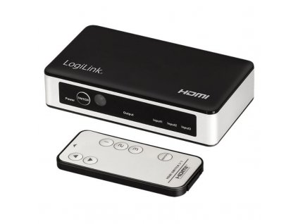 LogiLink® HDMI™ Umschaltbox 4K 3x1-Port HDMI-Switch 3/1-4K