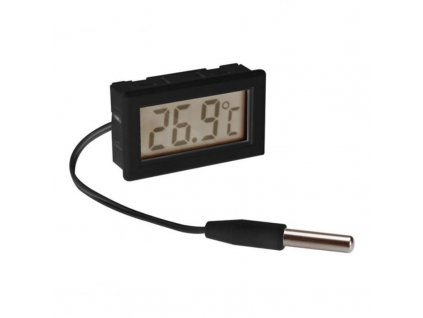 LCD-Modul/Temp schwarz Panel-Messgerät -50÷100°C mit Fühler