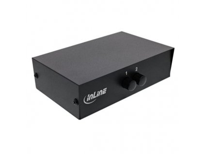 AUP-AV100 InLine® AV Umschalter manuell 2-port 3x Cinch IN/OUT