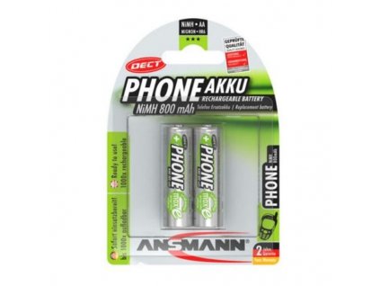 Akku Mignon-800/2 Dect NiMH AA 800mAh 1,2V maxE 2er Blister