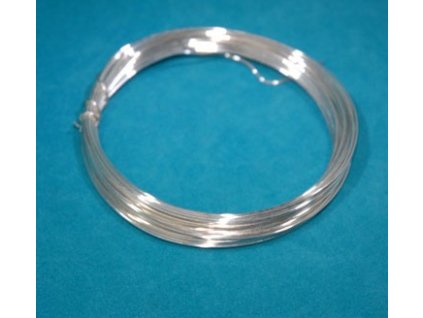 Silberdraht0,8/25 Kupferdraht Ø 0,8mm² Preis = 25m Ring