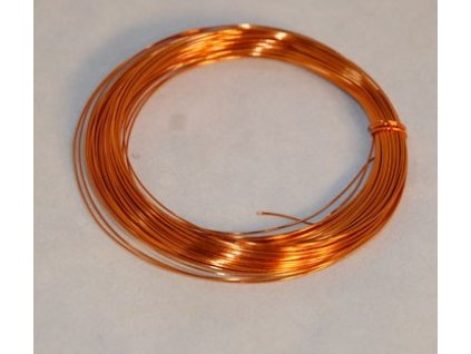 CU-Lackdraht0,5 Kupferlackdraht Ø 0,5mm² Preis = 23m Ring