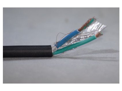 S-Video-Kabel, 2-adrig doppelt geschirmt Meterware Preis = 1m