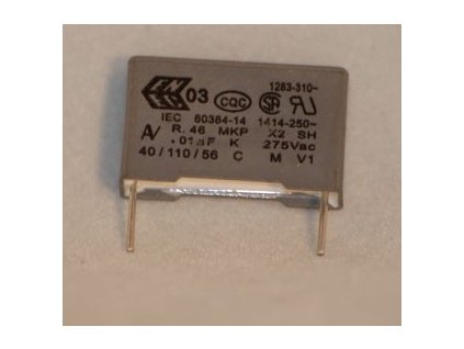 CF010 Funkentstör-Kondensator 10nF 250V Raster 15mm