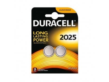 Duracell® DL2025/2 CR2025 3V 150mAh Lithium-Knopfzellen 2 Stück