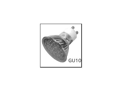 LED-GU10/grün LED-Strahler GU10 230V Licht grün EEK G