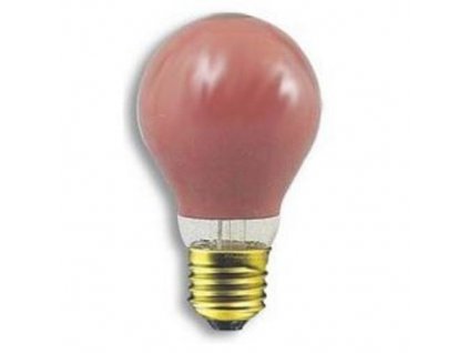 E27-Rot Rotfarbige Glühlampe 25W mit E27 Schraubsockel