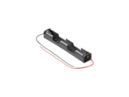 BH-AA2LÖ/LAF Batteriehalter 2x Mignon AA Langform Lötanschluss