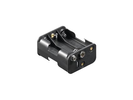 BH-AA6DR Batteriehalter 6x Mignon AA mit Druckknopfanschluss
