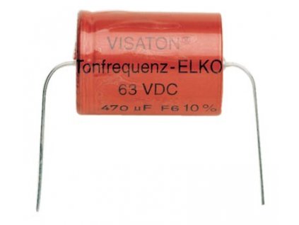 Elko68/63V Tonfrequenz-Kondensator 68µF 63VDC