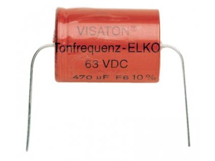 Elko470/63V Tonfrequenz-Kondensator 470µF 63VDC