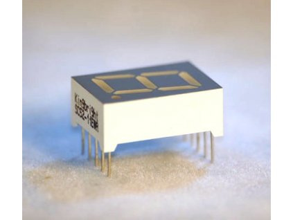 D351PK Sieben-Segment-Anzeige 1-stellig 13,5mm orange