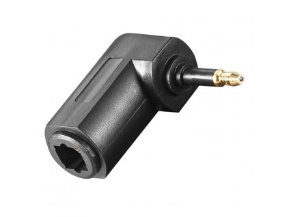 Audioadapter Optical 3,5mm-Winkelstecker Toslinkkupplung DOA-5