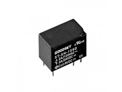 OUC-12 Printrelais 1x Wechsler (SPDT) 2A 12V 960R 12,6x7,8x10mm