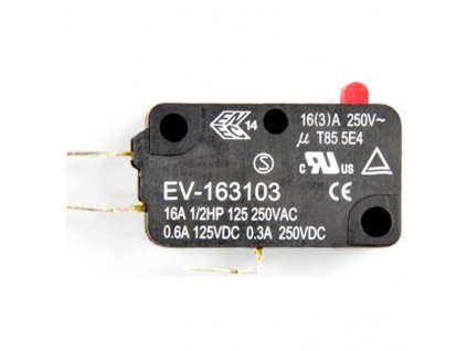 ECE Mikroschalter 16A/250VAC 3,92N 0,6A/125VDC Stößel V9-2011-BB