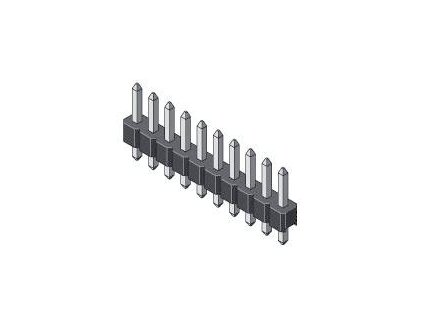 ASL040G-RM2 Stiftleiste einreihig gerade 40polig vergoldet 2mm