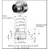 SFV40 DIN-Einbaustecker 4-polig Schraubverschluss DIN45321