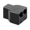 Modularadapter-6 ISDN T-Adapter 1x RJ11/14 > 2x RJ11/14-Buchse (6P4C)