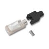 HRS Cat.5e Hirose RJ45 Steckerset 100MHz 5,8mm schwarz HRS-RJ45GS