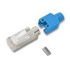 HRS Cat.5e Hirose RJ45 Steckerset 100MHz 5,8mm blau HRS-RJ45GBL