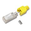 HRS Cat.5e Hirose RJ45 Steckerset 100MHz 5,8mm gelb HRS-RJ45GGE