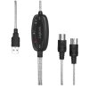 LogiLink® Adapter USB zu Midi In-Out