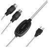 LogiLink® Adapter USB zu Midi In-Out