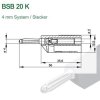 Zeichnung SKS Hirschmann BSB 20 K Stecker