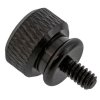InLine® Rändelschrauben (schwarz) für Gehäuse, 12mm, 10er Pack