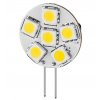 LED-G4VER5050ww/6 LED-Stiftsockellampe vertikal 12V A w-weiss