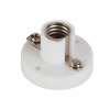 F1-ws Lampenfassung E10 Schraubanschlüsse weiss