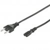 NK0500SW Euro-Netzkabel 5m schwarz Eurostecker>Doppelbuchse