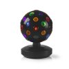 Magic-Ball-LED Multicolor LED Discoball auf einem Sockel