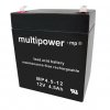 Multipower Bleigelakku 12V 4,5Ah MP12A4,5