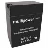 Multipower Bleigelakku 6V 13Ah MP6A13