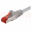 CAT6 Netzwerkkabel 0,25m S/FTP 2xRJ45 PIMF geschirmt grau CK-CAT6/0,25