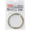 Kemo® KS010 Versilberter Kupferdraht Ø 1mm/5m Silberdraht 1,0/5