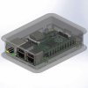 TEKO Raspberry Pi3 Gehäuse TEK-BERRY3.0 transparent
