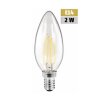 LED-Filament Kerze 2W A+ warmweiß LED-E14Ke/2W/Filww