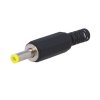 NES/J1740 DC-Stecker 10mm aussen Ø4mm, innen Ø1,7mm mit Knickschutz