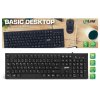 InLine® USB Tastatur-Maus-Set Layout-Deutsch