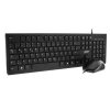 InLine® USB Tastatur-Maus-Set Deutsch XTC-105USB+Mouse