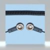 ESD-ESL1004SW BJZ-Erdungskabel Spiralkabel 2x Druckknopf 10,3mm